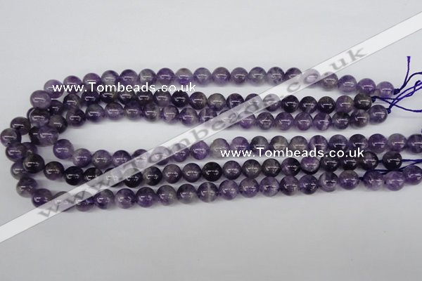 CRO237 15.5 inches 10mm round amethyst gemstone beads wholesale