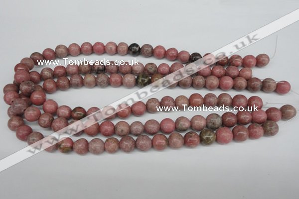 CRO238 15.5 inches 10mm round rhodochrosite gemstone beads wholesale