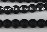 CRO245 15.5 inches 10mm round blackstone beads wholesale