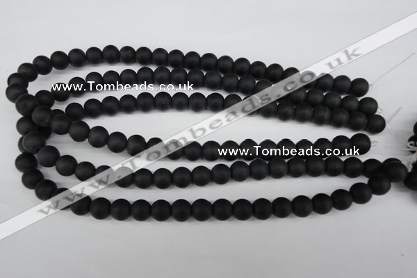 CRO245 15.5 inches 10mm round blackstone beads wholesale