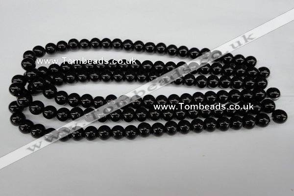 CRO247 15.5 inches 10mm round blackstone beads wholesale