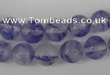 CRO254 15.5 inches 10mm round watermelon blue beads wholesale