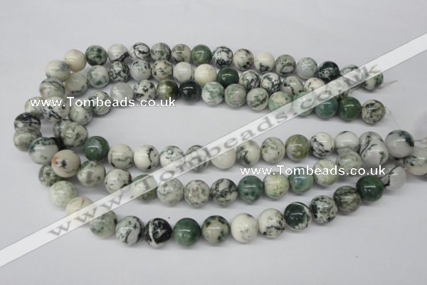 CRO300 15.5 inches 12mm round tree agate beads wholesale