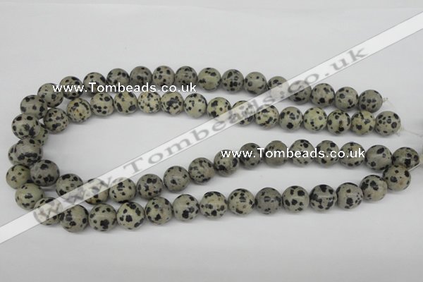 CRO320 15.5 inches 12mm round dalmatian jasper beads wholesale