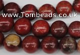 CRO323 15.5 inches 12mm round brecciated jasper beads wholesale