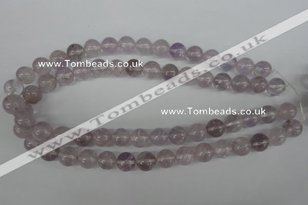 CRO335 15.5 inches 12mm round light amethyst beads wholesale