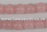CRO341 15.5 inches 12mm round rose quartz beads wholesale