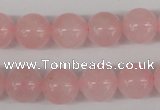 CRO341 15.5 inches 12mm round rose quartz beads wholesale