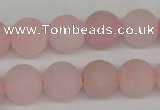 CRO342 15.5 inches 12mm round rose quartz beads wholesale