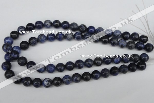 CRO344 15.5 inches 12mm round sodalite gemstone beads wholesale