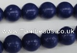 CRO345 15.5 inches 12mm round synthetic lapis lazuli beads wholesale