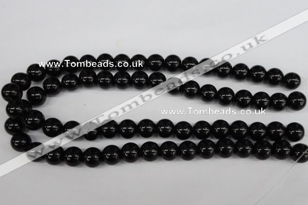 CRO353 15.5 inches 12mm round blackstone beads wholesale