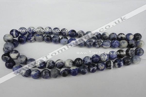 CRO358 15.5 inches 12mm round sodalite gemstone beads wholesale