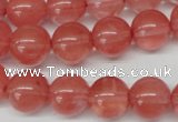 CRO369 15.5 inches 12mm round cherry quartz beads wholesale