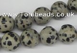 CRO385 15.5 inches 14mm round dalmatian jasper beads wholesale