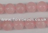 CRO397 15.5 inches 14mm round rose quartz beads wholesale