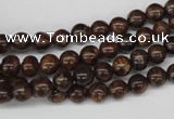 CRO40 15.5 inches 6mm round bronzite gemstone beads wholesale