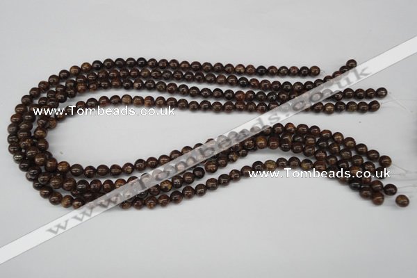 CRO40 15.5 inches 6mm round bronzite gemstone beads wholesale