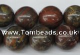 CRO402 15.5 inches 14mm round rainrow jasper beads wholesale