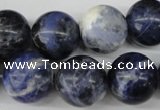 CRO405 15.5 inches 14mm round sodalite gemstone beads wholesale