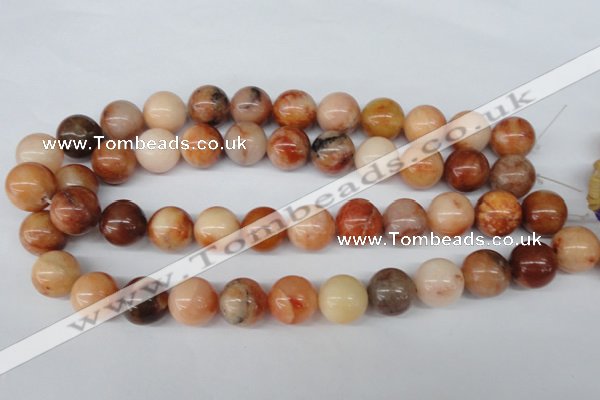 CRO406 15.5 inches 14mm round mixed aventurine beads wholesale