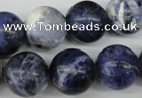 CRO423 15.5 inches 16mm round sodalite gemstone beads wholesale