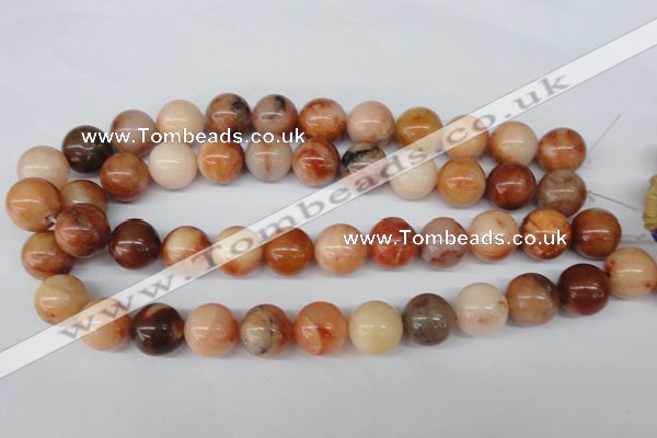 CRO431 15.5 inches 16mm round mixed aventurine beads wholesale