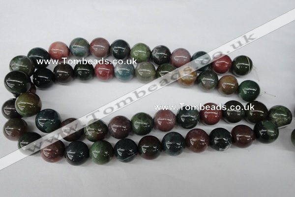 CRO438 15.5 inches 16mm round Indian agate beads wholesale