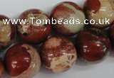 CRO449 15.5 inches 16mm round rainrow stone beads wholesale