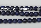 CRO46 15.5 inches 6mm round dyed lapis lazuli beads wholesale