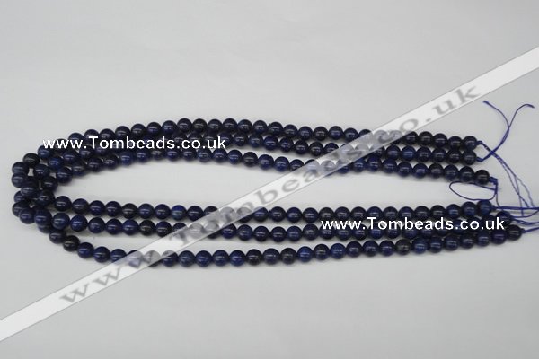 CRO46 15.5 inches 6mm round dyed lapis lazuli beads wholesale