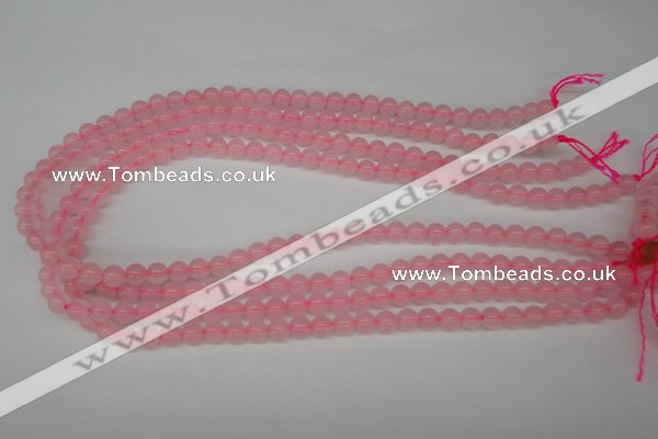 CRO48 15.5 inches 6mm round rose quartz beads wholesale