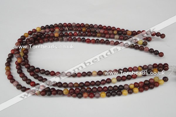 CRO49 15.5 inches 6mm round mookaite gemstone beads wholesale