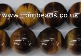 CRO492 15.5 inches 18mm round yellow tiger eye beads wholesale