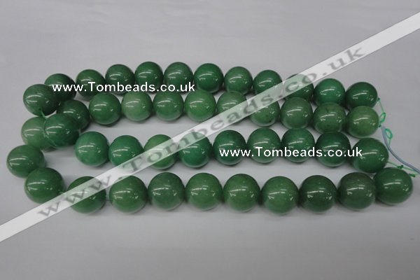 CRO495 15.5 inches 18mm round green aventurine beads wholesale