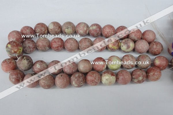 CRO496 15.5 inches 18mm round jasper gemstone beads wholesale