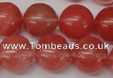 CRO499 15.5 inches 18mm round cherry quartz beads wholesale