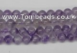 CRO53 15.5 inches 6mm round amethyst gemstone beads wholesale