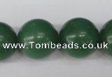 CRO530 15.5 inches 20mm round green aventurine beads wholesale