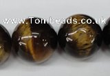 CRO535 15.5 inches 20mm round yellow tiger eye beads wholesale