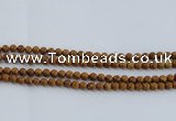 CRO552 15.5 inches 6mm round grain stone beads wholesale