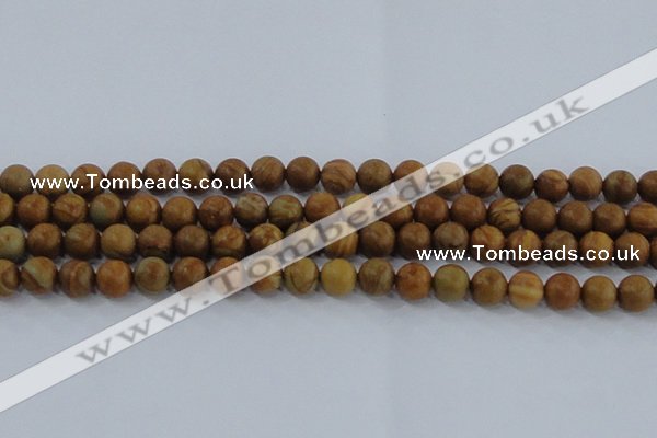 CRO553 15.5 inches 8mm round grain stone beads wholesale