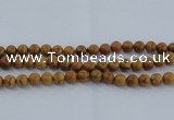 CRO554 15.5 inches 10mm round grain stone beads wholesale