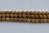 CRO555 15.5 inches 12mm round grain stone beads wholesale