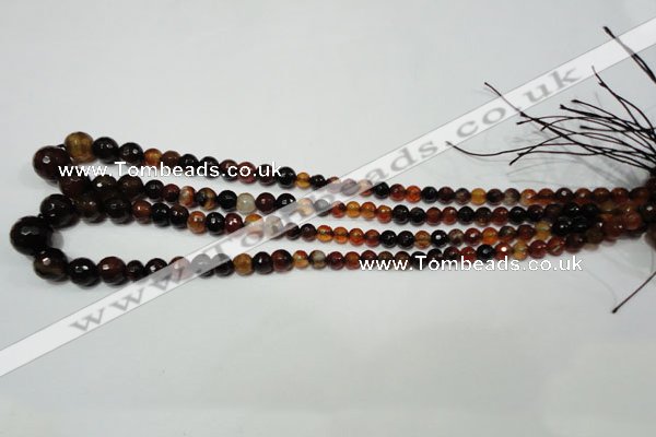 CRO701 15.5 inches 6mm – 14mm faceted round dream agate beads