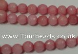 CRO719 15.5 inches 6mm – 14mm faceted round candy jade beads