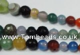 CRO720 15.5 inches 6mm – 14mm faceted round mixed candy jade beads