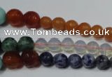 CRO727 15.5 inches 6mm – 14mm faceted round mixed gemstone beads