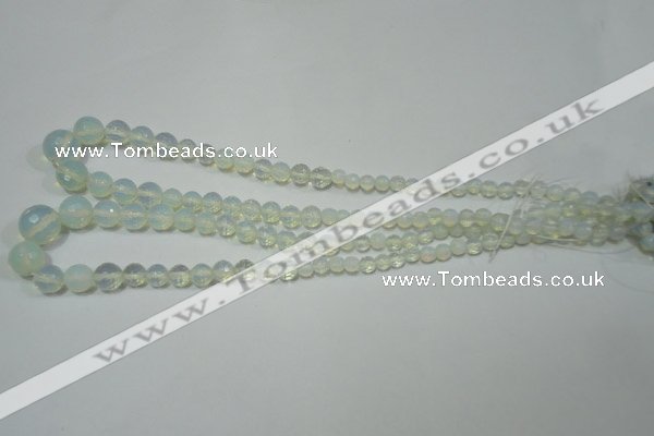 CRO744 15.5 inches 6mm – 14mm faceted round opal beads