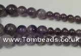 CRO755 15.5 inches 6mm – 14mm round amethyst beads wholesale